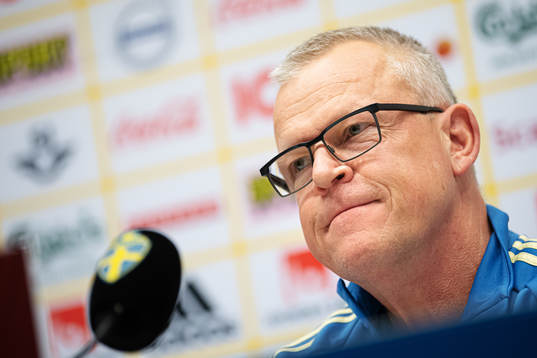 Head coach Janne Andersson of the Swedish national football