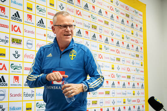 Head coach Janne Andersson of the Swedish national football