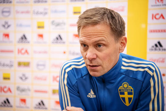 Scout Roger Sandberg of the Swedish national football team