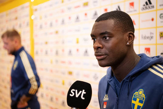 Ken Sema of the Swedish national football team