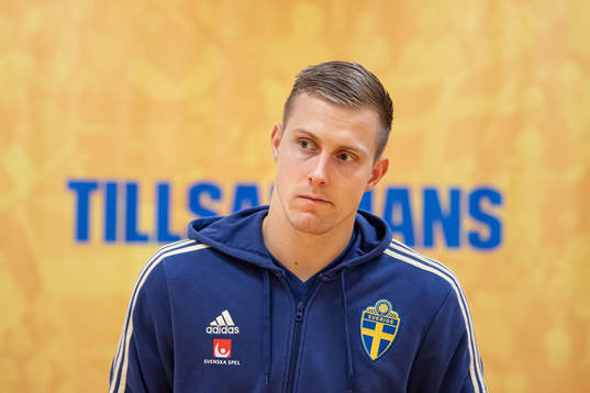 Karl-Johan Johnsson of the Swedish national football team