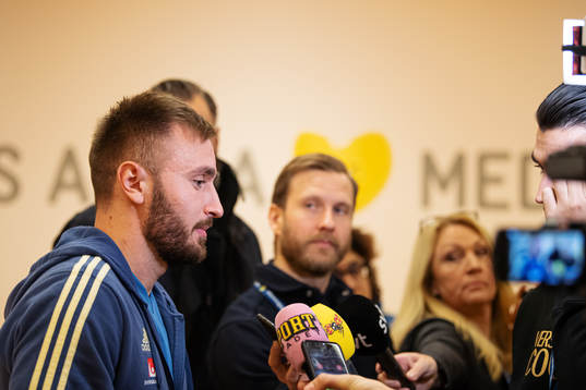 Muamer Tankovic of the Swedish national football team