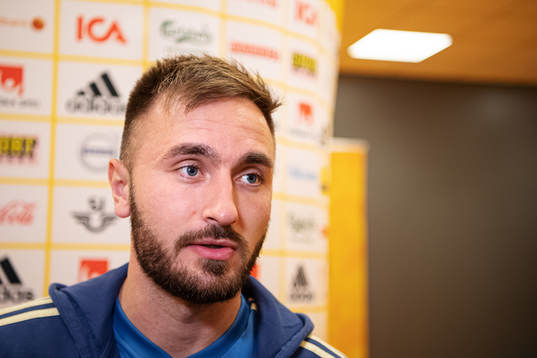 Muamer Tankovic of the Swedish national football team