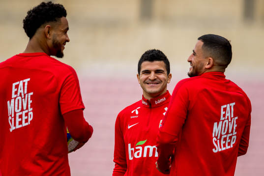Joshua King, Tarik Elyounoussi and Omar Elabdellaoui of