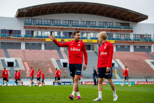 Ole Kristian Selnæs and Birger Meling of Norway