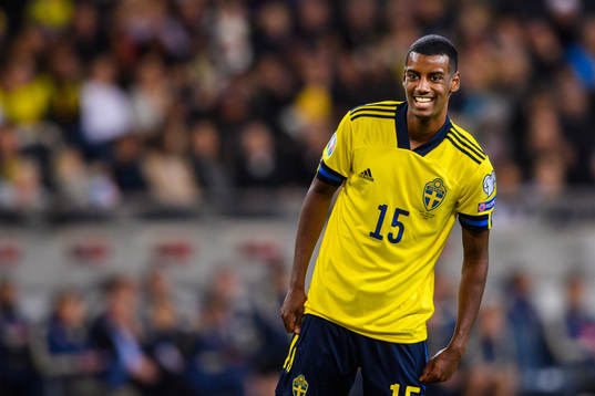 Alexander Isak of Sweden