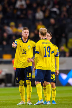 Pontus Jansson, Sebastian Andersson and Kristoffer Olsson