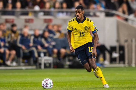 Alexander Isak of Sweden