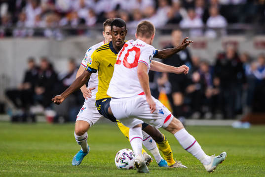 Alexander Isak of Sweden