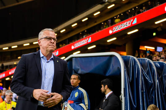 Janne Andersson, head coach of Sweden