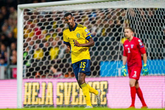Alexander Isak of Sweden