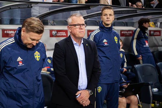Assistant coach Peter Wettergren, head coach Janne