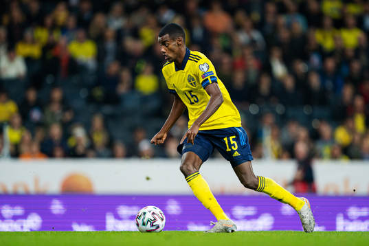 Alexander Isak of Sweden