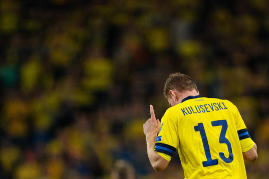 Dejan Kulusevski of Sweden