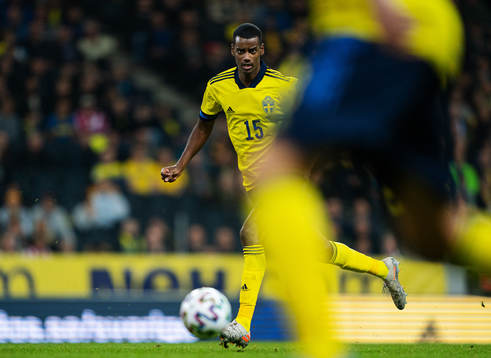 Alexander Isak of Sweden