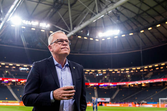Janne Andersson, head coach of Sweden