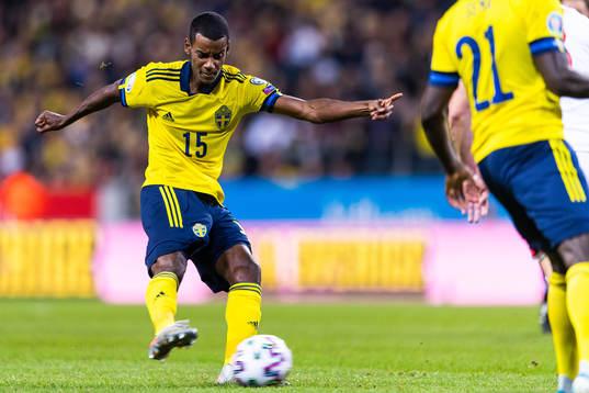 Alexander Isak of Sweden