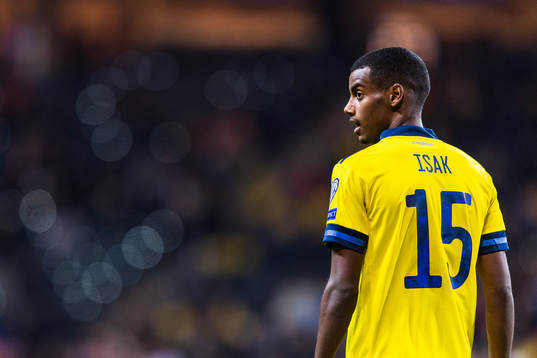 Alexander Isak of Sweden