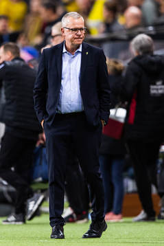 Janne Andersson, head coach of Sweden
