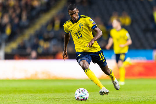Alexander Isak of Sweden