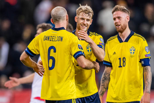 Marcus Danielson, Filip Helander and Pontus Jansson