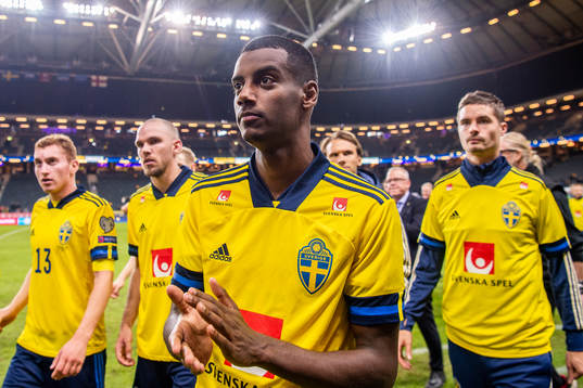 Alexander Isak of Sweden