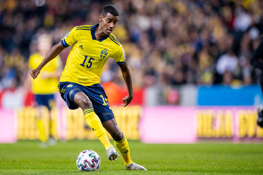 Alexander Isak of Sweden