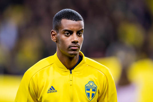 Alexander Isak of Sweden
