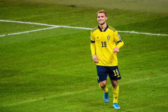 Sebastian Andersson of Sweden celebrates