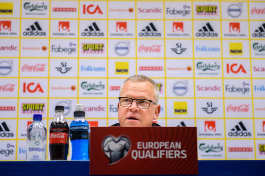 Janne Andersson, head coach of Sweden