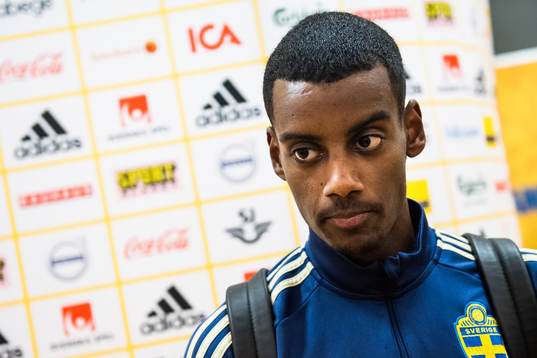 Alexander Isak of Sweden