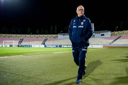 Lars Lagerbäck, head coach of Norway