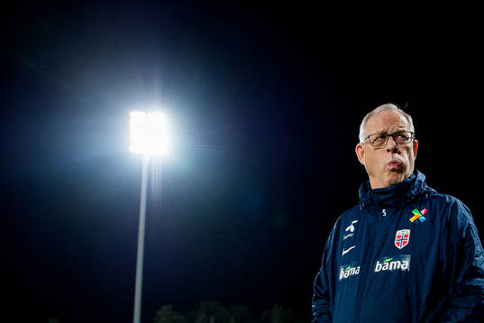 Lars Lagerbäck, head coach of Norway