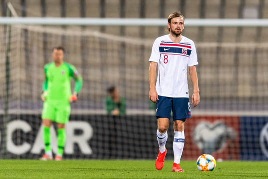 Iver Fossum of Norway looks dejected