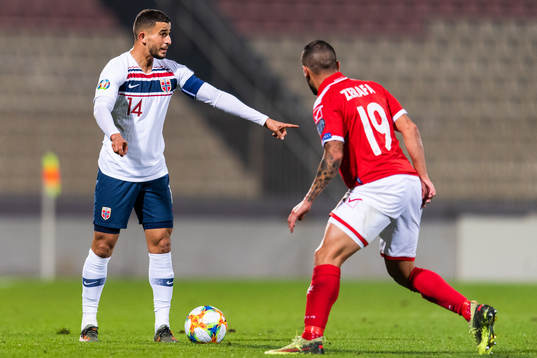 Omar Elabdellaoui of Norway and Joseph Zerafa of Malta