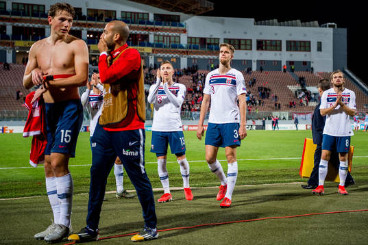 Sander Berge, Fredrik Ulvestad, Kristoffer Ajer and Iver