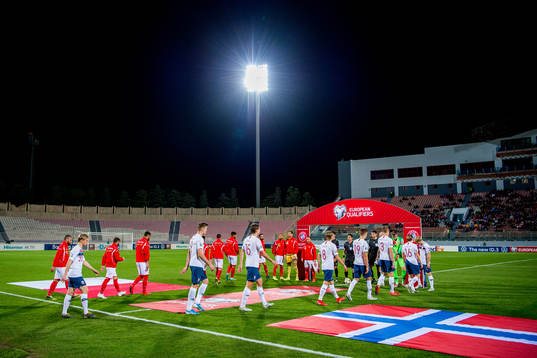 Mats Møller Dæhli, Alexander Sørloth and Sander Berge of