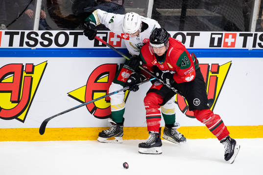 Lucas Ekeståhl-Jonsson  of Färjestad and Rhett Rakshani