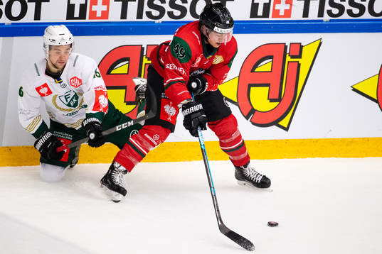 Lucas Ekeståhl-Jonsson  of Färjestad and Rhett Rakshani