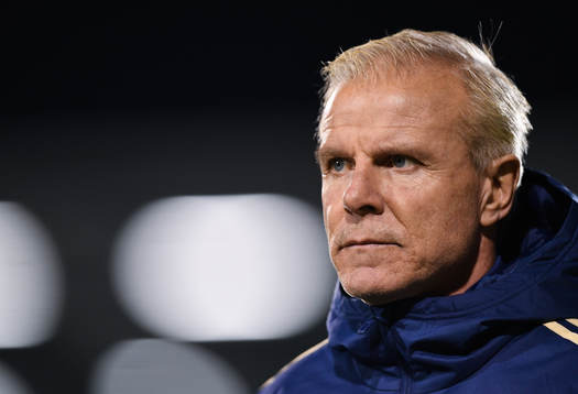 19 November 2019; Sweden manager Roland Nilsson prior to