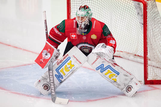 Goalkeeper Johan Mattsson of Frölunda