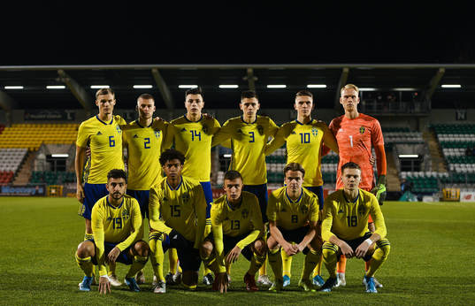 19 November 2019; Starting Eleven of Sweden with Goalkeeper