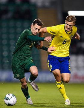 19 November 2019; Lee O'Connor of Republic of Ireland in