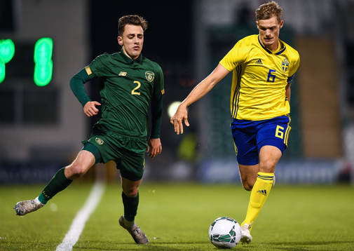 19 November 2019; Lee O'Connor of Republic of Ireland in
