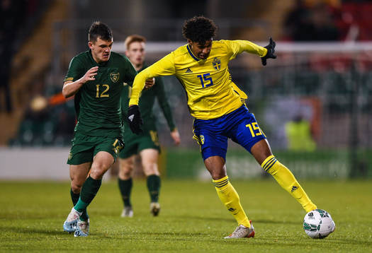 19 November 2019; Jens-Lys Michel Cajuste of Sweden in