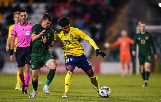 19 November 2019; Jens-Lys Michel Cajuste of Sweden in