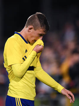 19 November 2019; Emil Hansson of Sweden following the UEFA