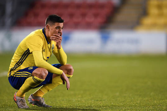 19 November 2019; Dennis Hadzikadunic of Sweden following