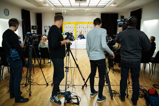 Head coach Janne Andersson of the Swedish national football