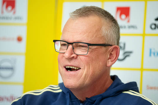Head coach Janne Andersson of the Swedish national football
